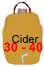 30 - 40 pints