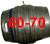 60 to 70 pints left
